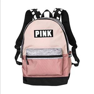 rose gold bookbag